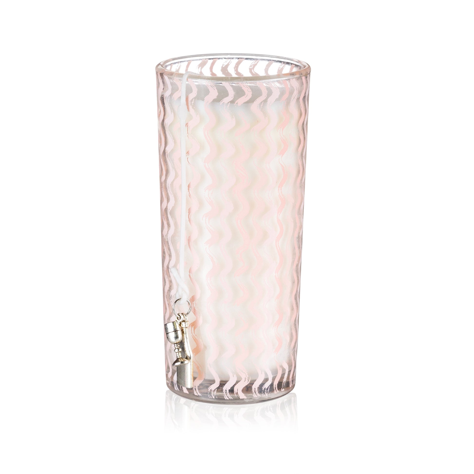 Pier 1 Pink Champagne Charm Jar Candle - The Home Resolution