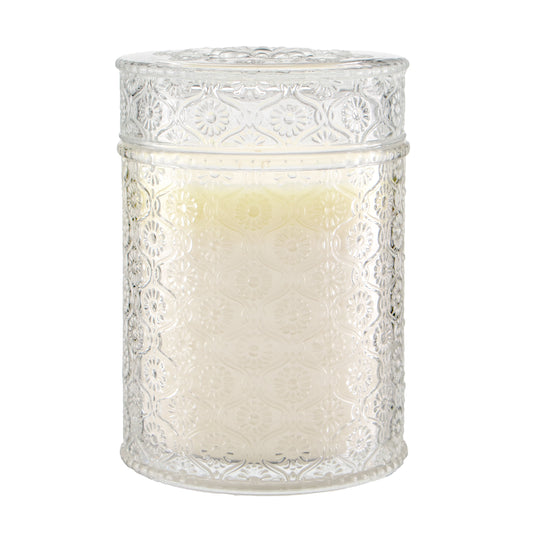 Pier 1 Magnolia Blooms Luxe 19oz Filled Candle - The Home Resolution