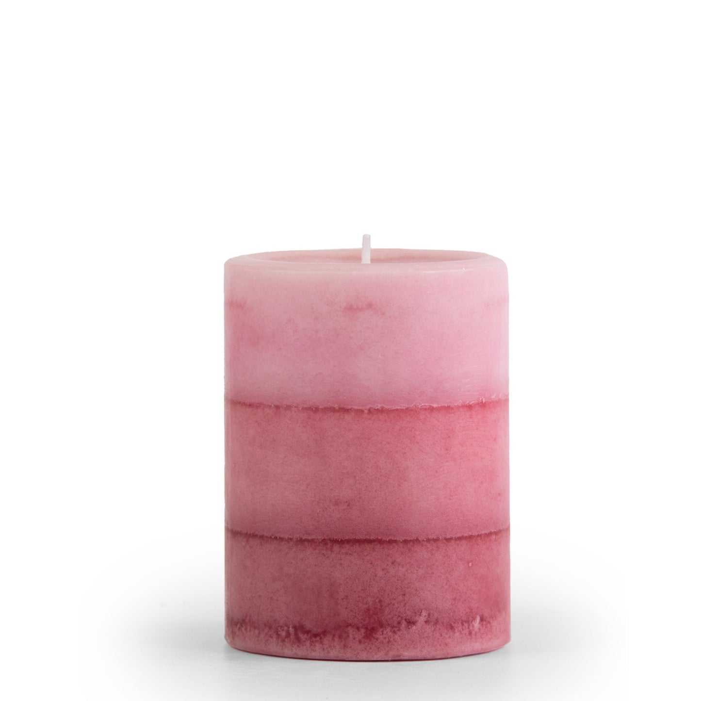 Pier 1 Pink Champagne 3x4 Layered Pillar Candle - The Home Resolution