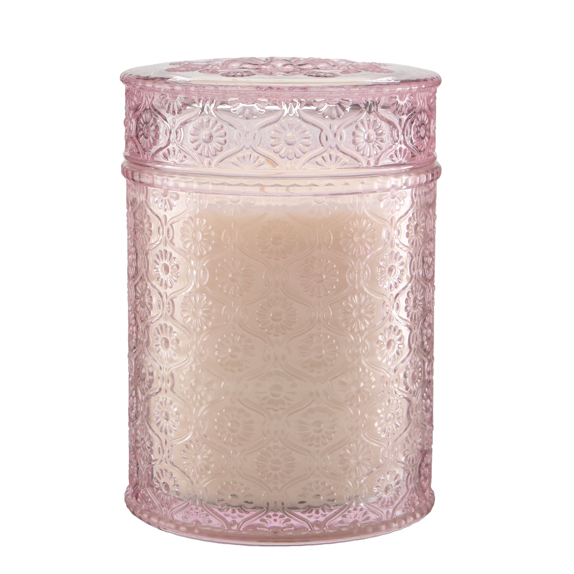 Pier 1 Pink Champagne Luxe 19oz Filled Candle - The Home Resolution