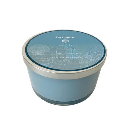 Pier 1 Sea Air™ Filled 3-Wick Candle 14oz - The Home Resolution