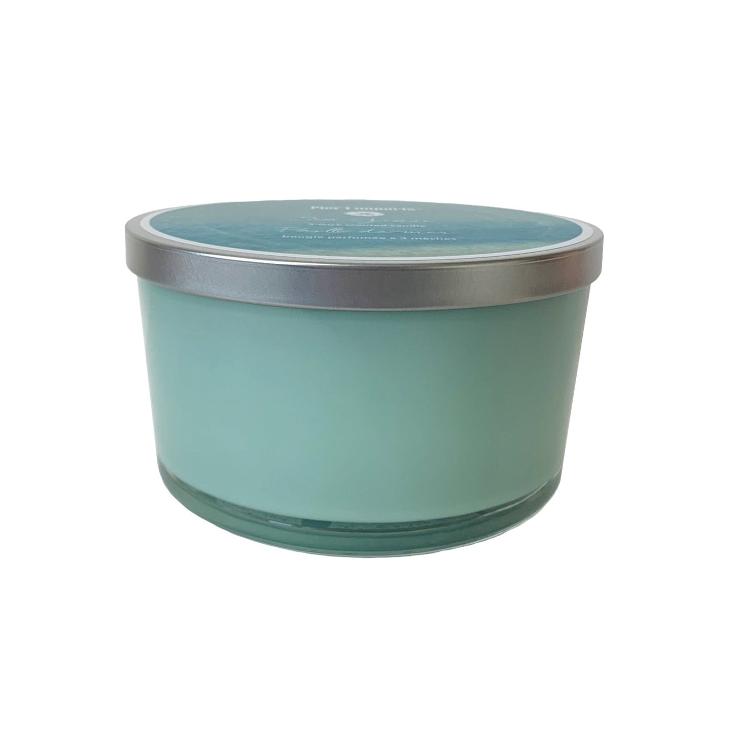 Pier 1 Sea Grass Filled 3-Wick Candle 14oz - The Home Resolution