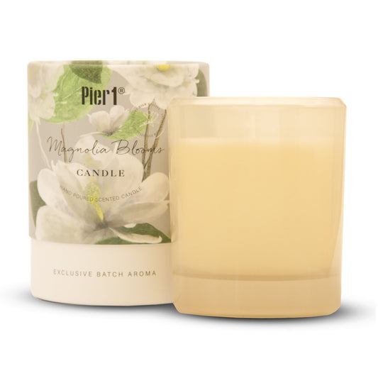 Pier 1 Magnolia Blooms 8oz Boxed Soy Candle - The Home Resolution