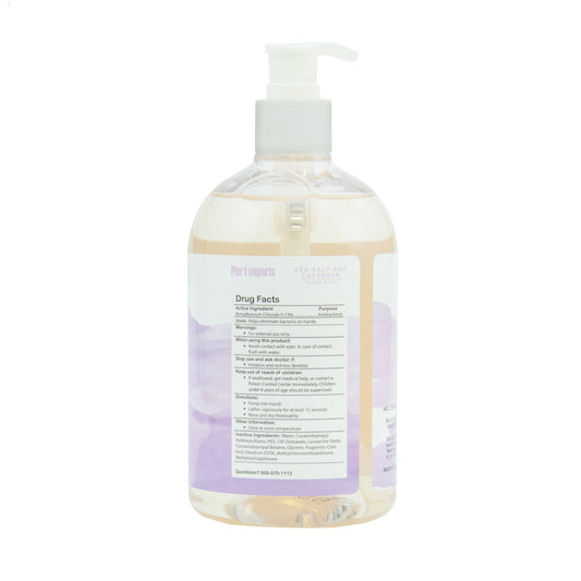 Pier 1 Spa Collection 15oz Sea Salt & Lavender Antibacterial Soap - The Home Resolution