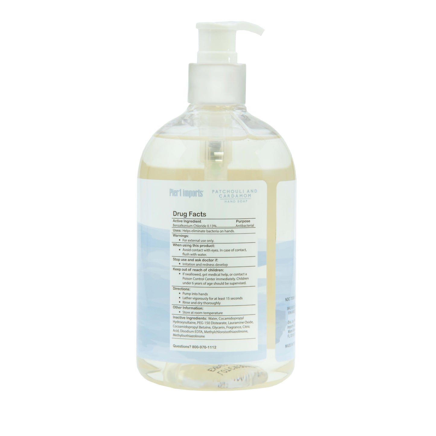 Pier 1 Spa Collection 15oz Patchouli & Cardamom Antibacterial Soap - The Home Resolution