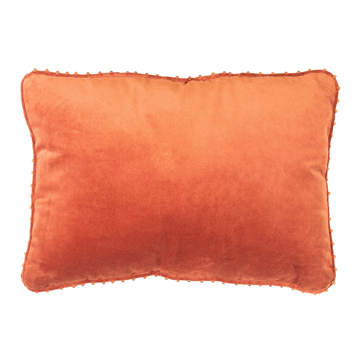 Pier 1 Rust Velvet Lumbar Pillow - The Home Resolution