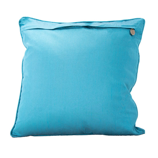 Pier 1 Teal Beaded Peacock Pillow - The Home Resolution