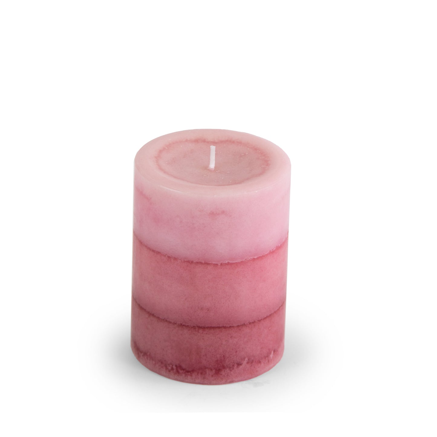 Pier 1 Pink Champagne 3x4 Layered Pillar Candle - The Home Resolution