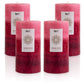 Pier 1 Asian Spice 3x6 Layered Set of 4 Pillar Candles - The Home Resolution