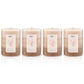 Pier 1 Magnolia Blooms 3X4 Layered Set of 4 Pillar Candles - The Home Resolution