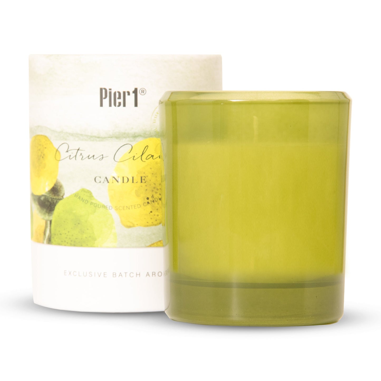 Pier 1 Citrus Cilantro 8oz Boxed Soy Candle - The Home Resolution